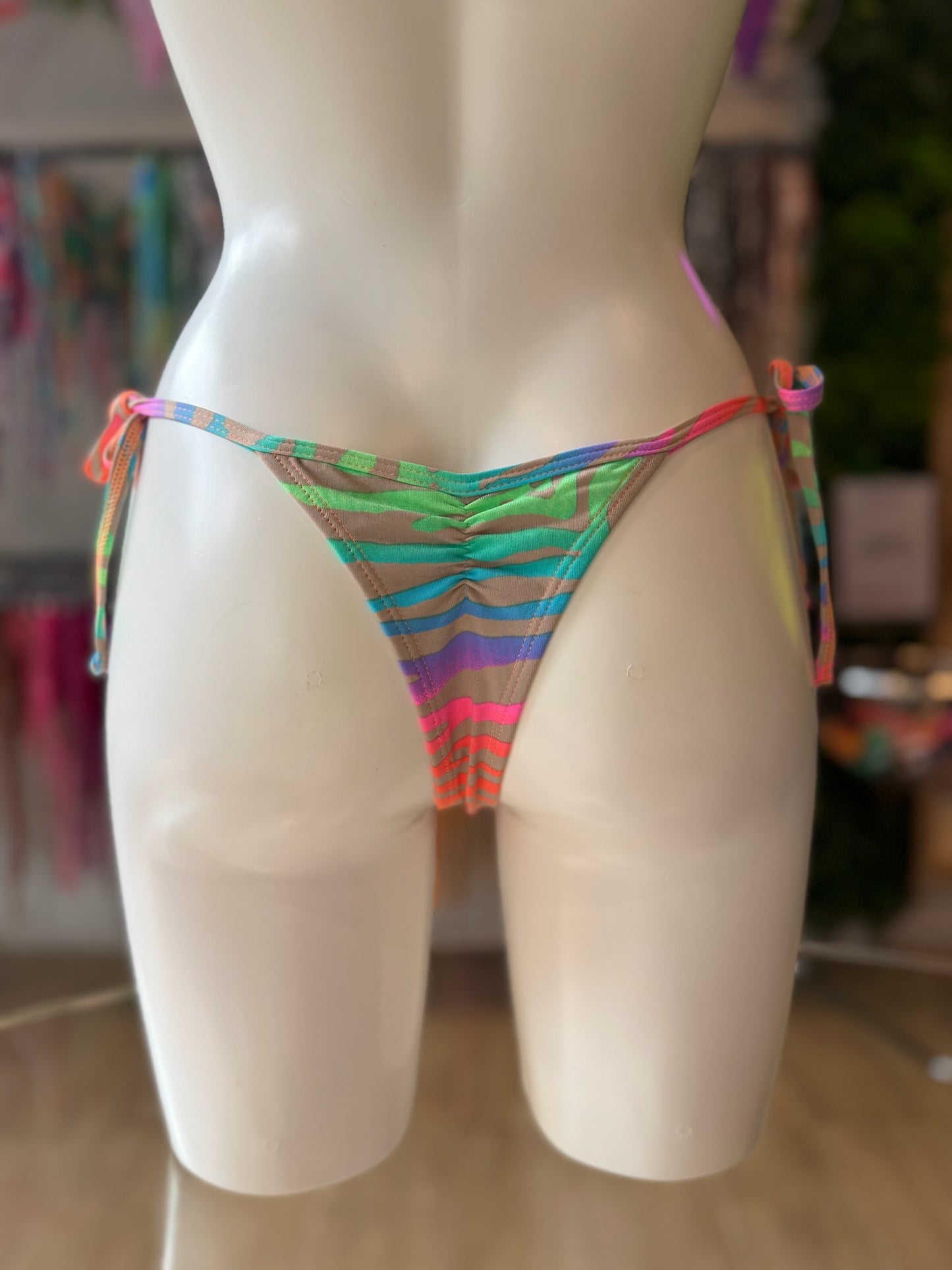 TANGA RIPPLE ZEBRA NUDE-COLORES