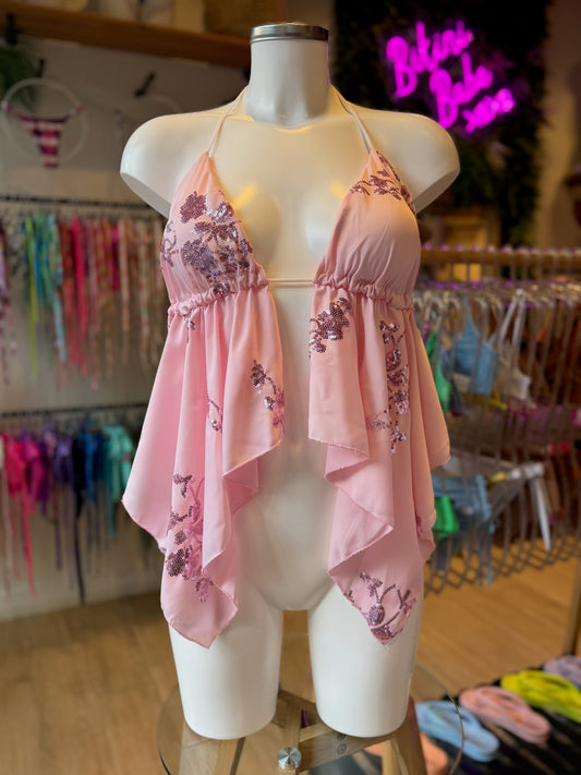 TOP COCOS POLLY LENTEJUELAS