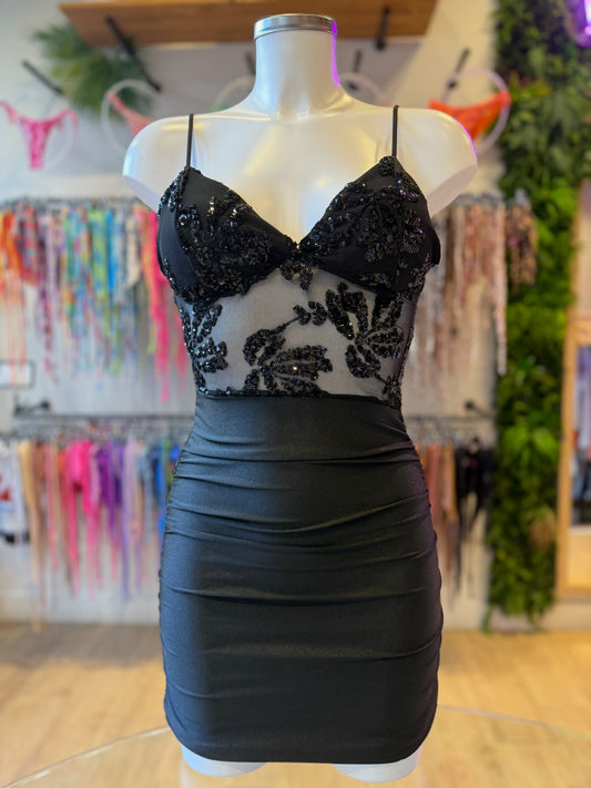VESTIDO NELLY LENTEJUELAS