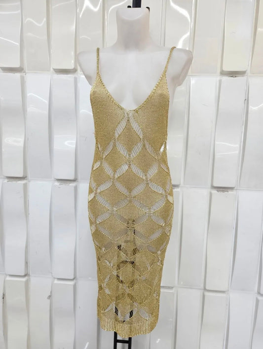 VESTIDO NAYLON ROMBOS
