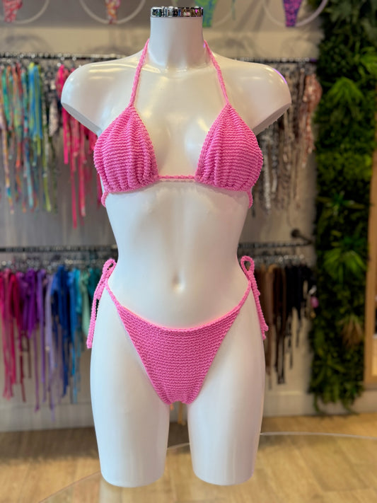 TRIÁNGULO CORTINA MONACO ROSA CHICLE