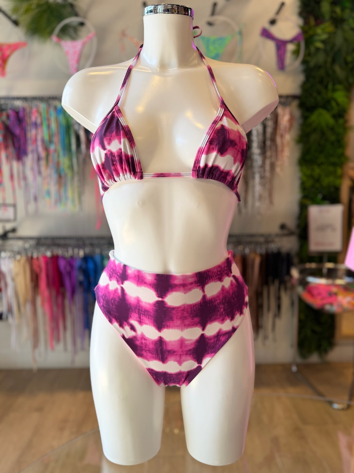 BRASILEÑA FAJA TIE DYE MORADO