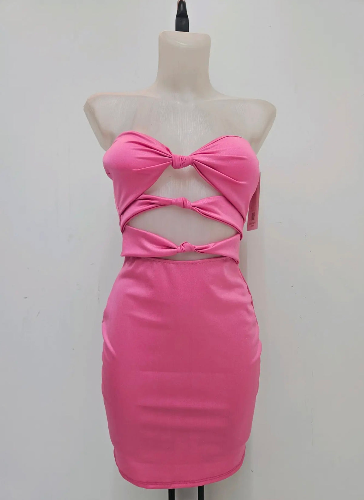VESTIDO SASHA NUDOS METÁLICO