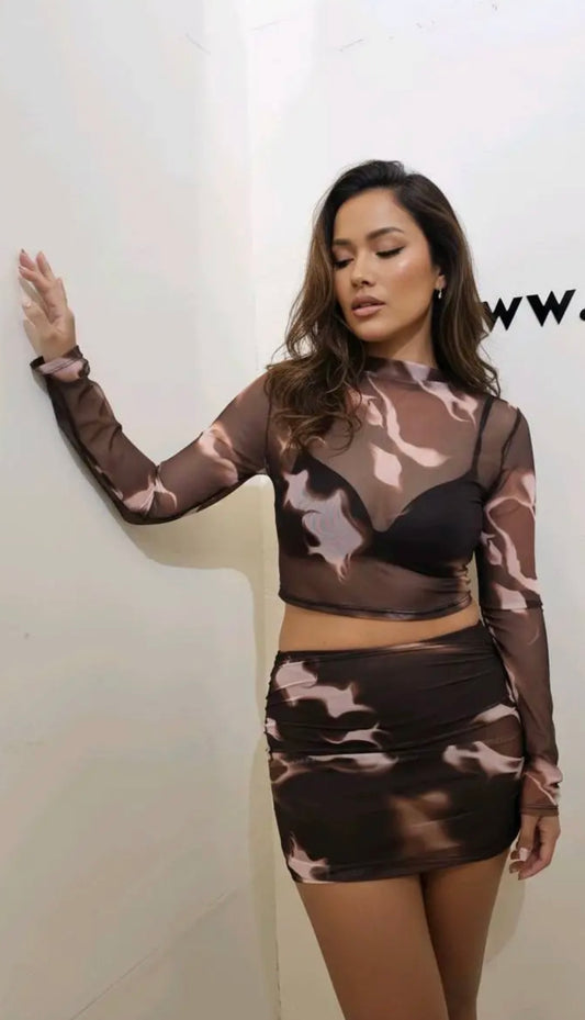 CONJUNTO ESTAMPADO TULL