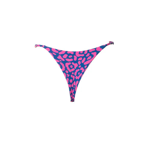 TANGA REGULABLE LEOPARDO ROSA-AZUL