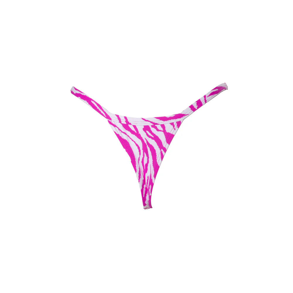 MINI TANGA REGULABLE ZEBRA FUCSIA