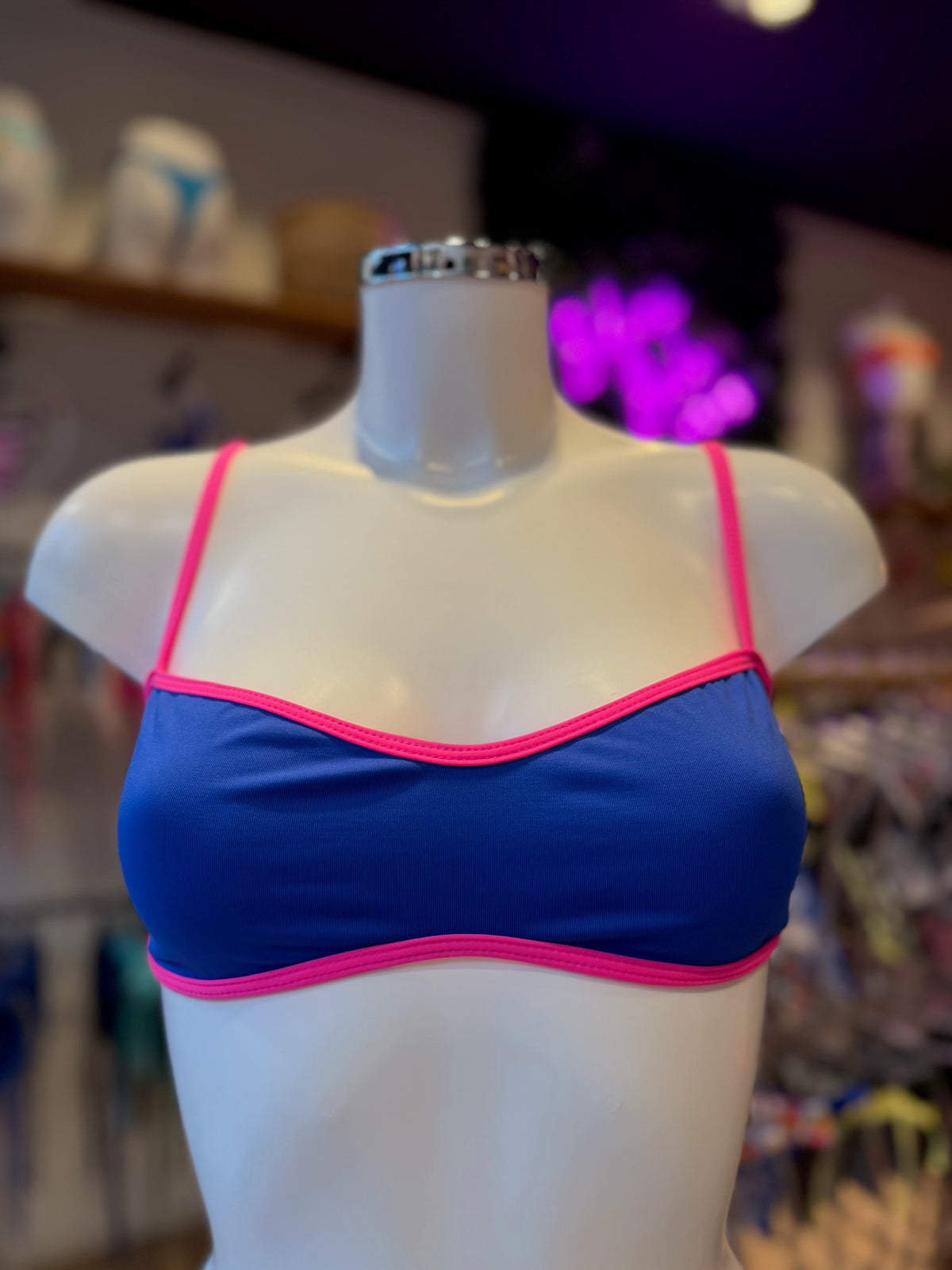 TOP PLANO REGULABLE BICOLOR AZUL-FUCSIA