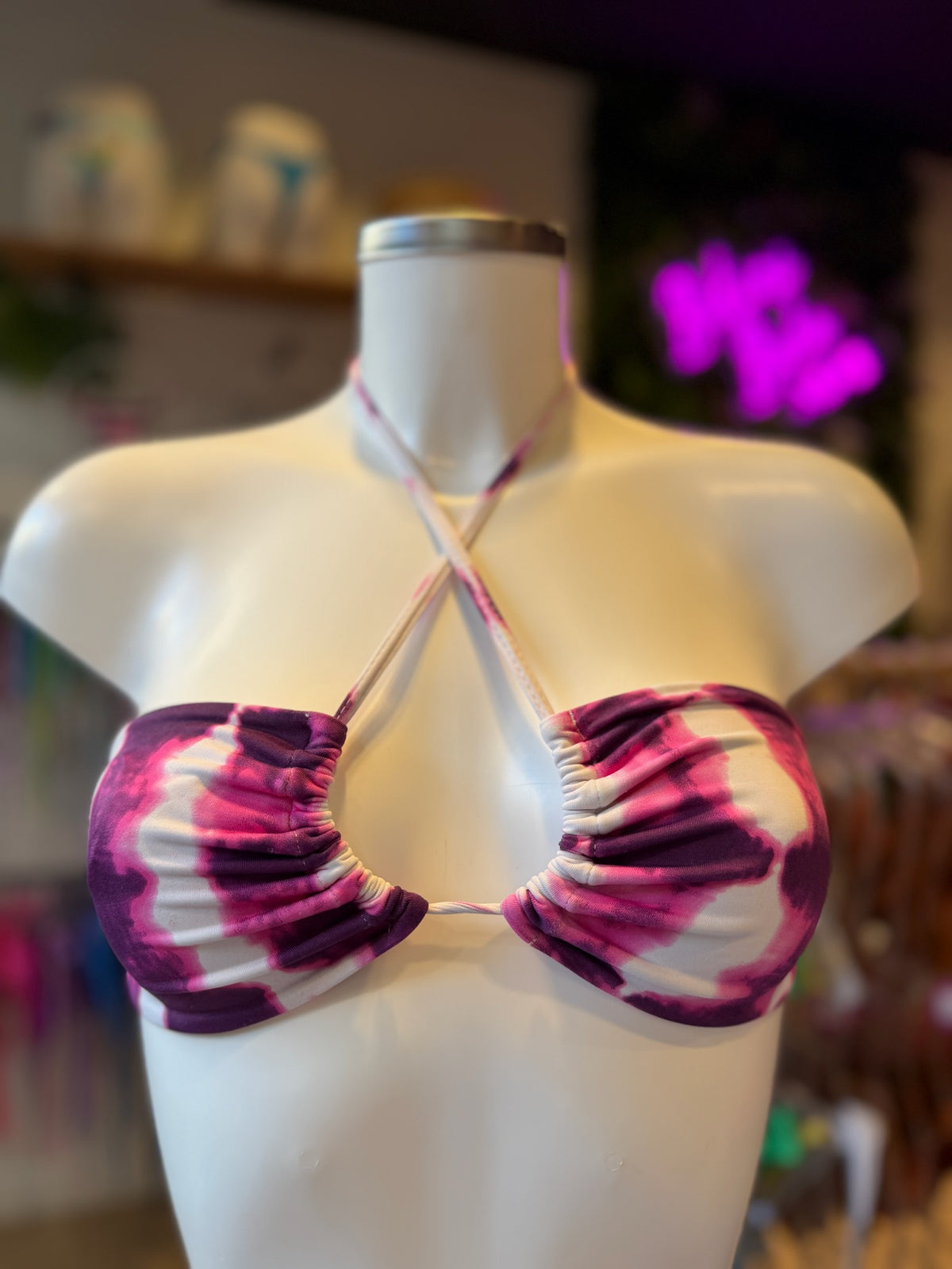 TOP MIL MANERAS TIE DYE MORADO