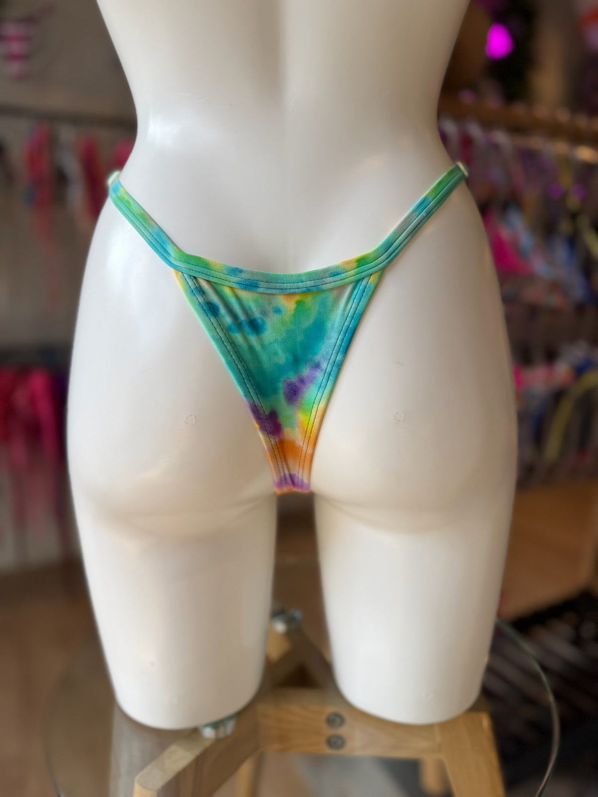 MINI TANGA REGULABLE ACUARELA VERDE