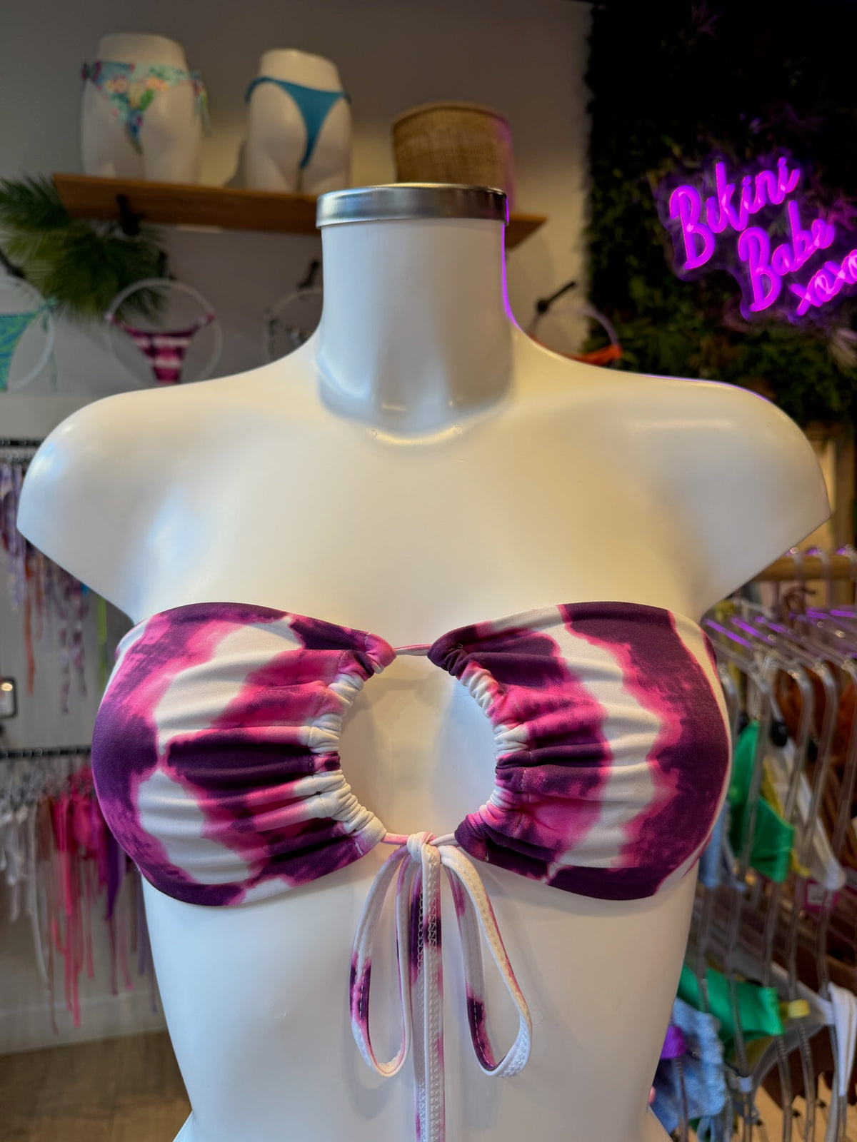TOP MIL MANERAS TIE DYE MORADO