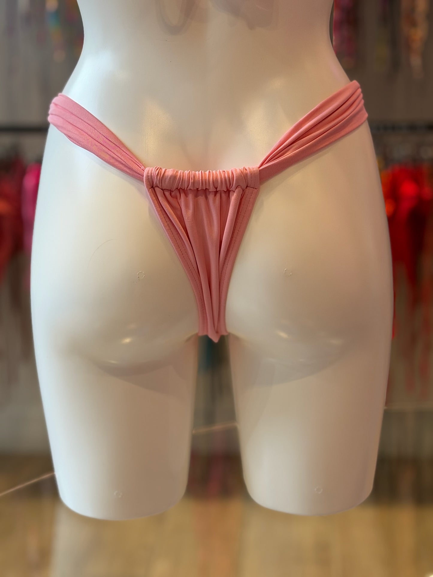 TANGA CORTINA BÁSICO ROSA TALCO