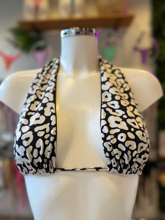 TOP MIL MANERAS LEOPARDO BLACK & WHITE