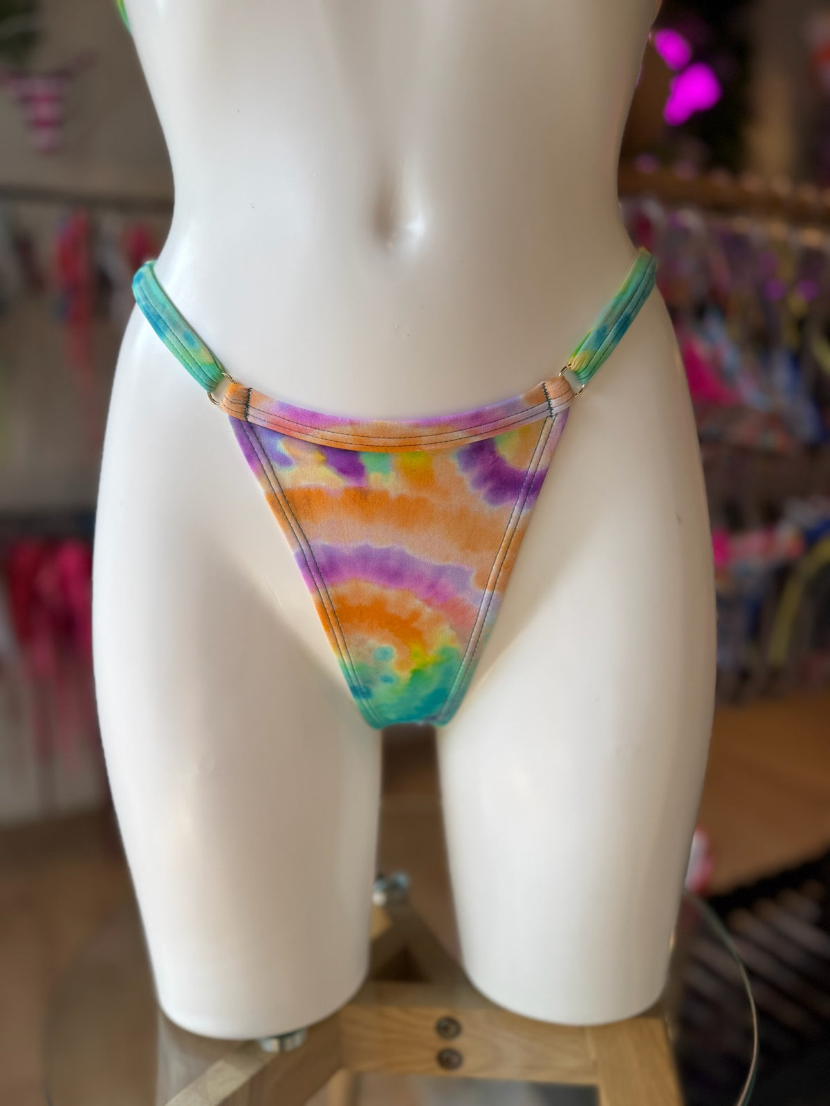 MINI TANGA REGULABLE ACUARELA VERDE