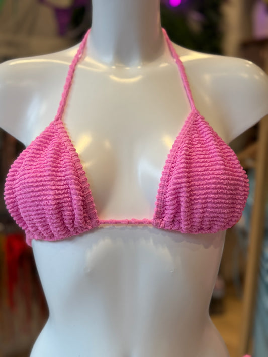 TRIÁNGULO CORTINA MONACO ROSA CHICLE