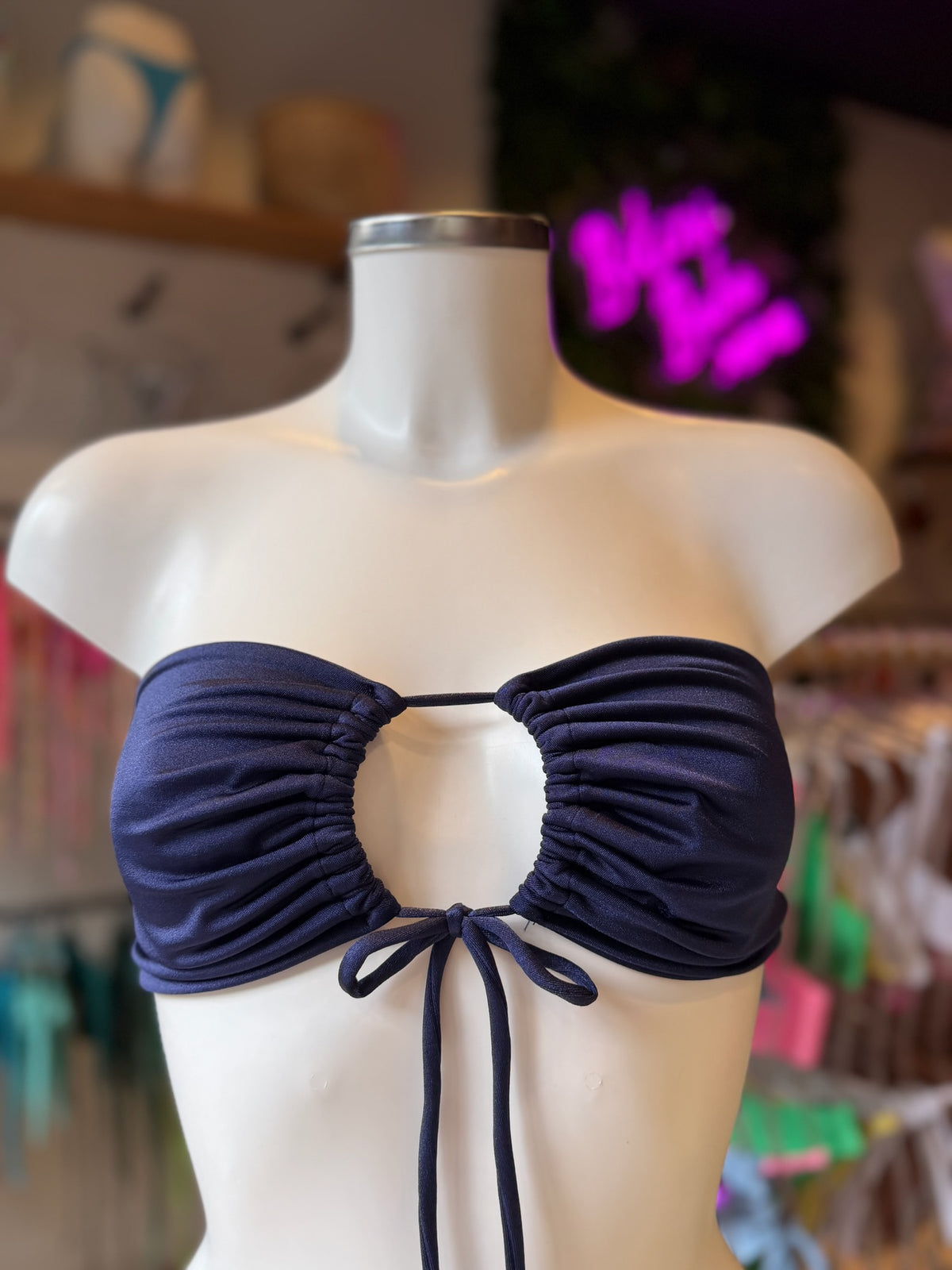 TOP MIL MANERAS SHINE AZUL MARINO