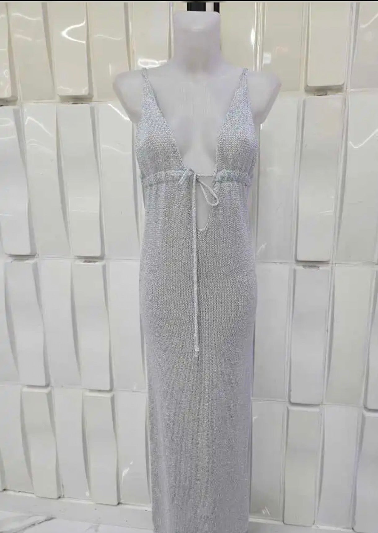 VESTIDO LUREX LAZO