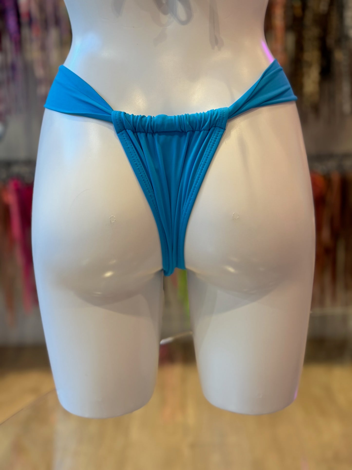 TANGA CORTINA BASICO AZUL