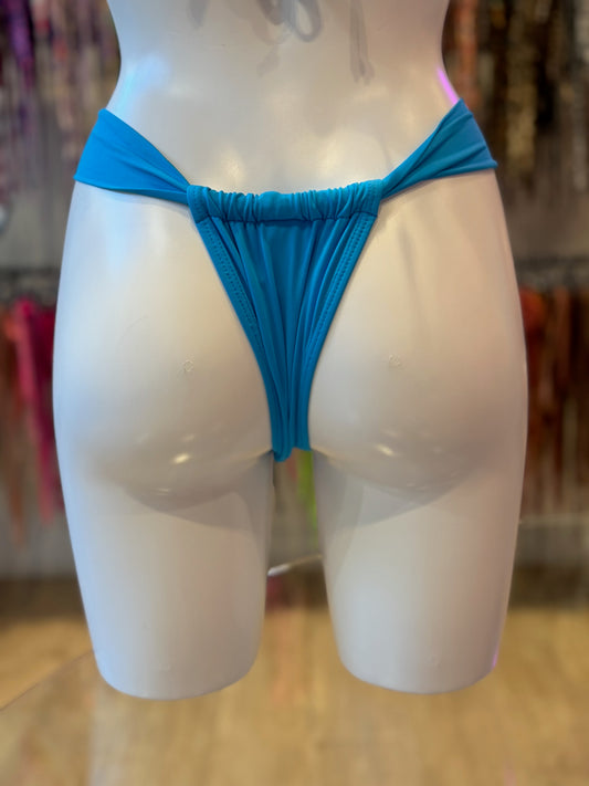 TANGA CORTINA BASICO AZUL