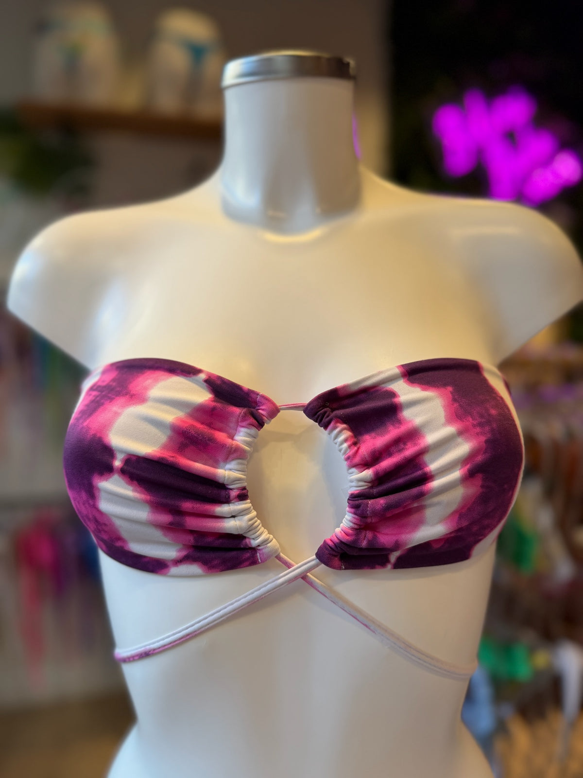 TOP MIL MANERAS TIE DYE MORADO