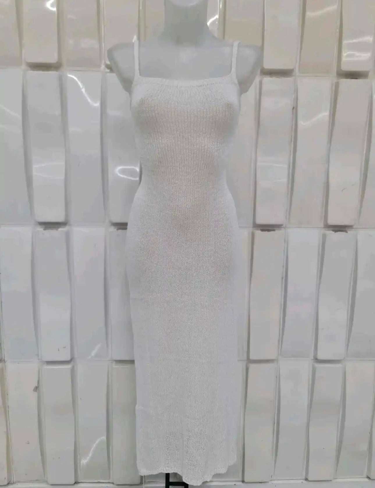 VESTIDO LUREX ESPALDA ZIG ZAG