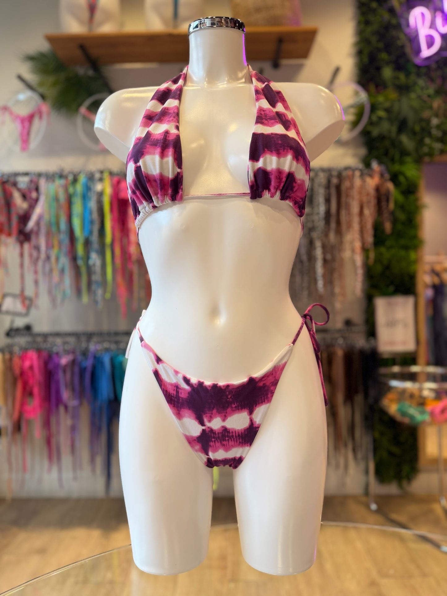 TOP MIL MANERAS TIE DYE MORADO