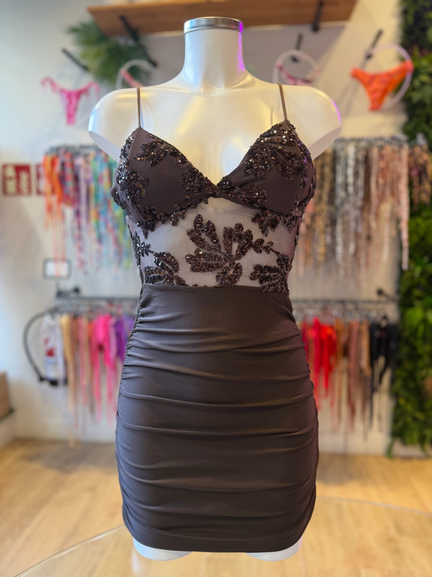 VESTIDO NELLY LENTEJUELAS