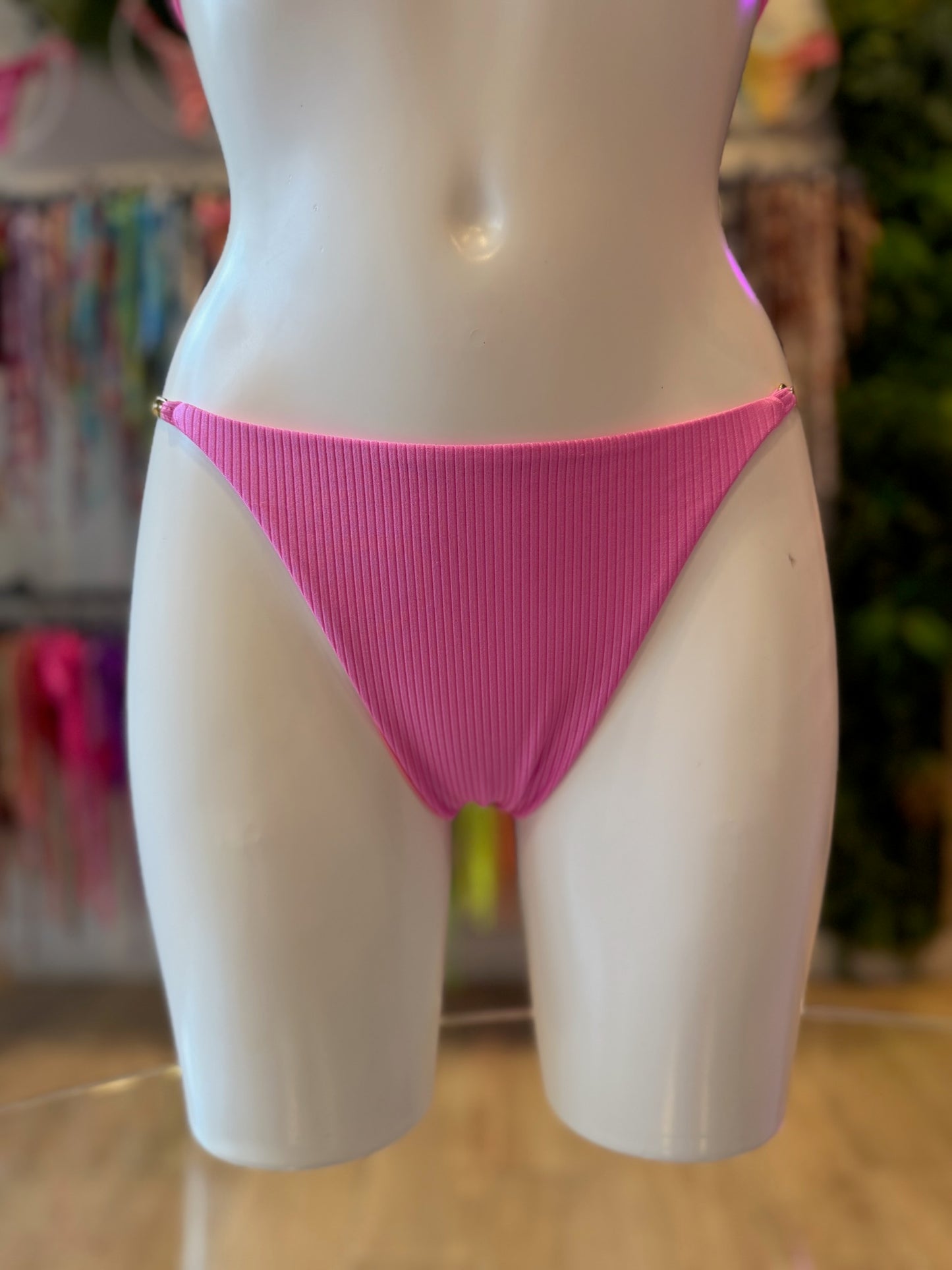 TANGA REGULABLE CADENAS EDÉN ROSA CHICLE