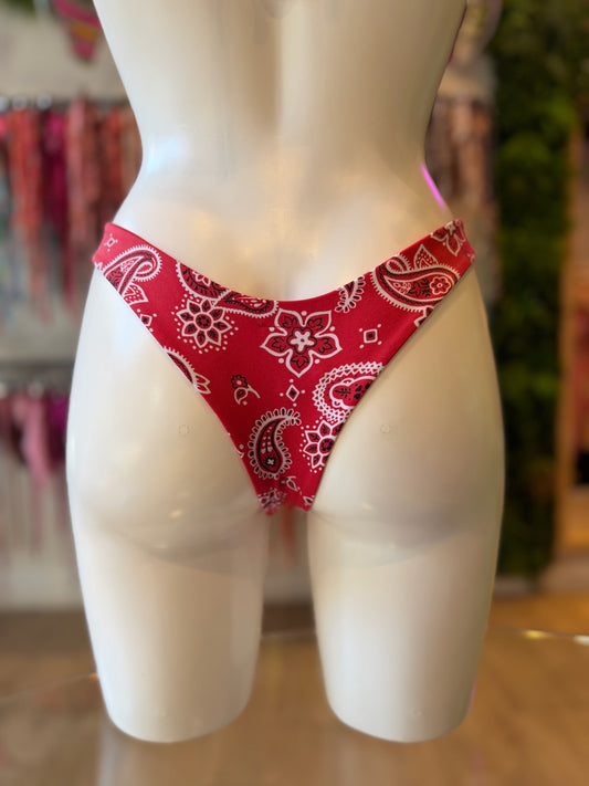 TANGA ASA DELTA BANDANA ROJO