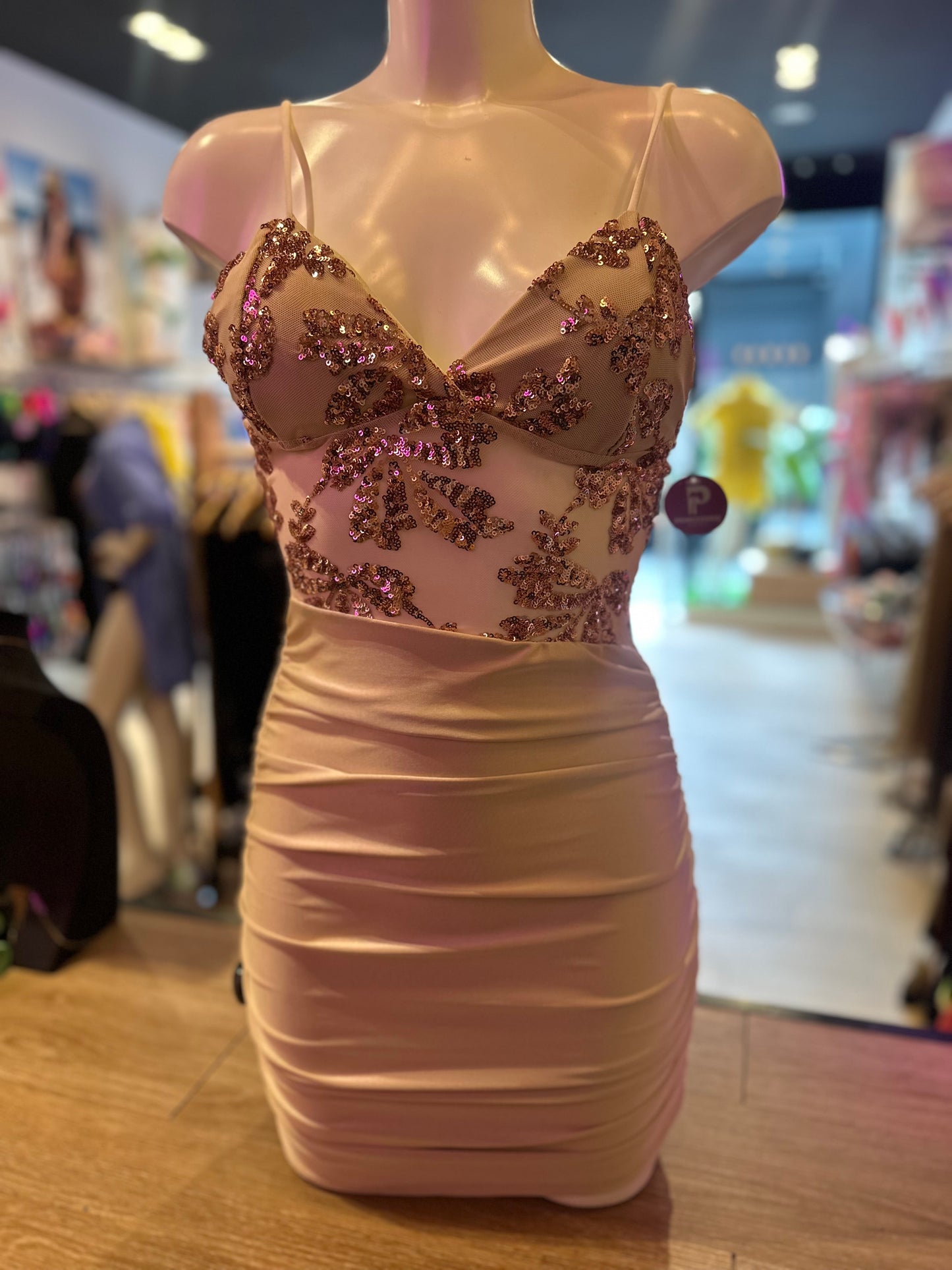 VESTIDO NELLY LENTEJUELAS
