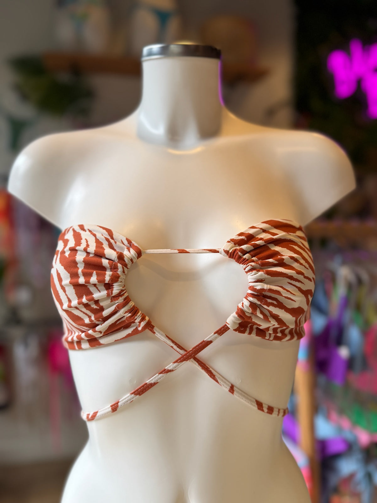 TOP MIL MANERAS ZEBRA OCRE