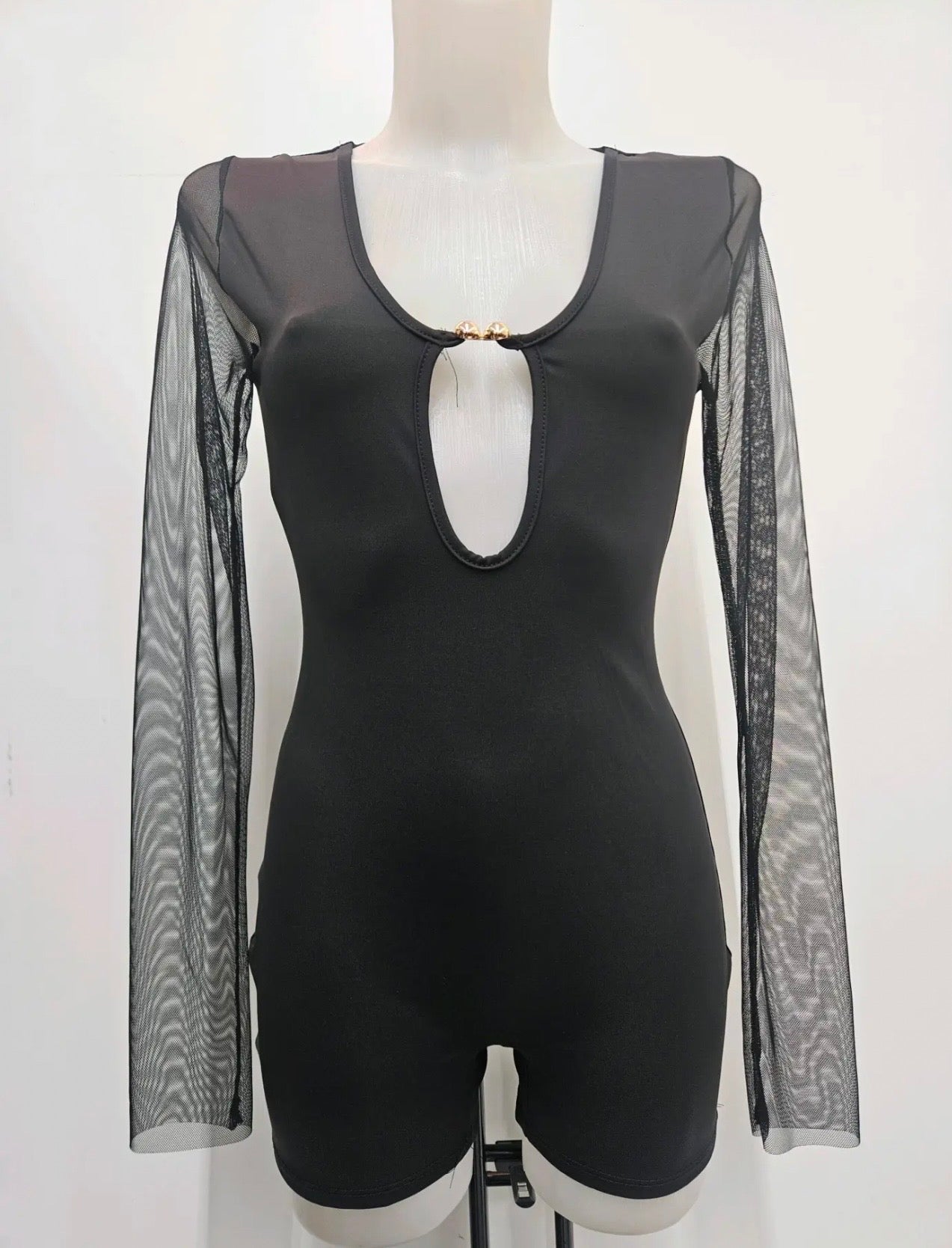 MONO CORTO MANGAS TRANSPARENTES