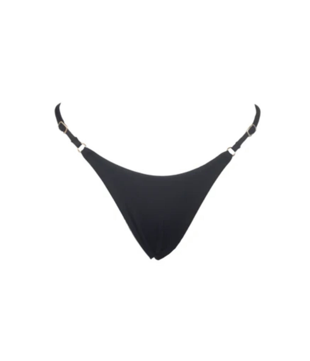TANGA REGULABLE BÁSICO NEGRO