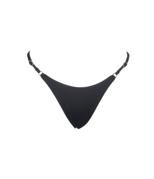 TANGA REGULABLE BÁSICO NEGRO