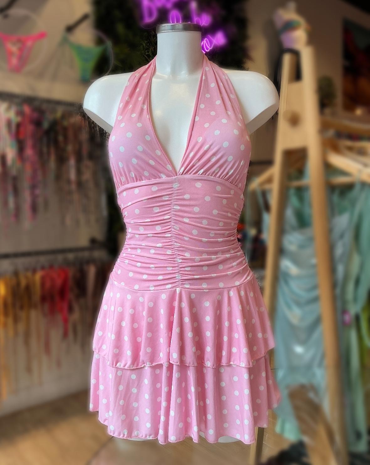 VESTIDO LUNARES FLECOS