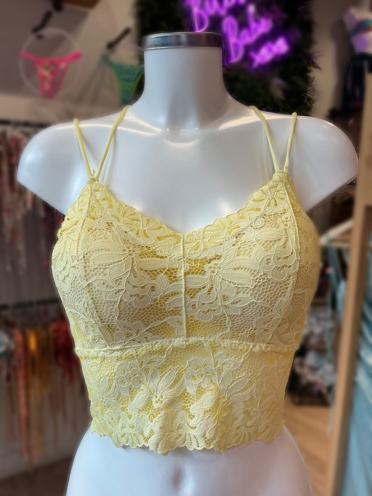 TOP LENCERO ENCAJE