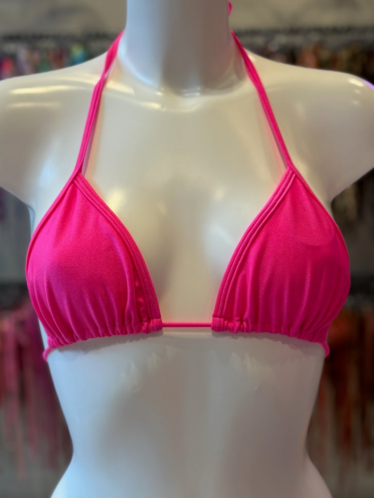 TRIÁNGULO CORTINA SHINE ROSA NEÓN