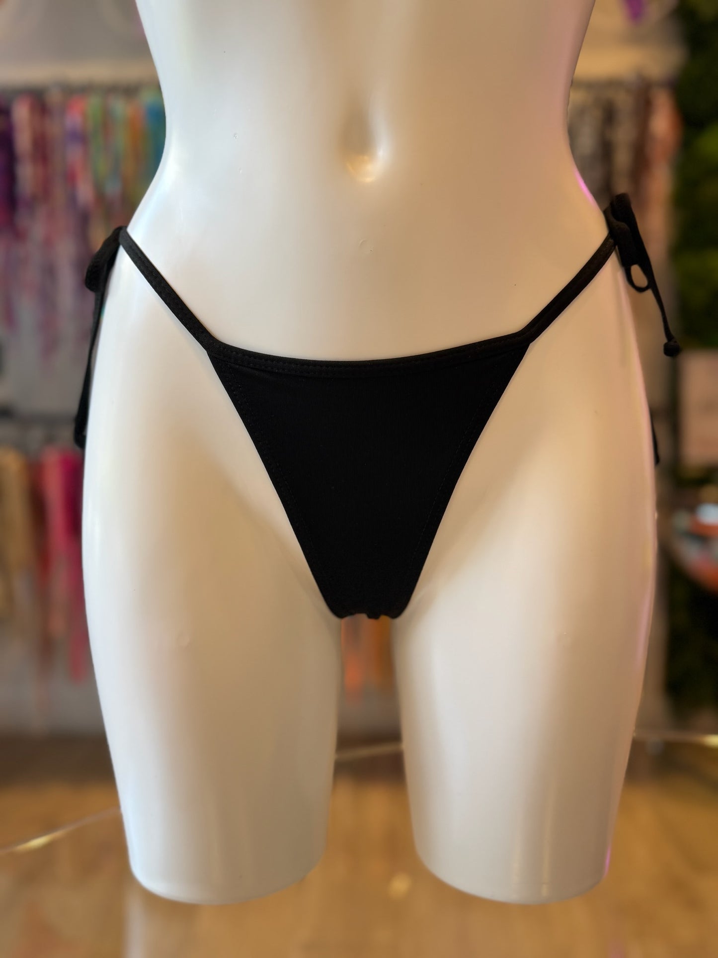 TANGA RIPPLE BASICO NEGRO