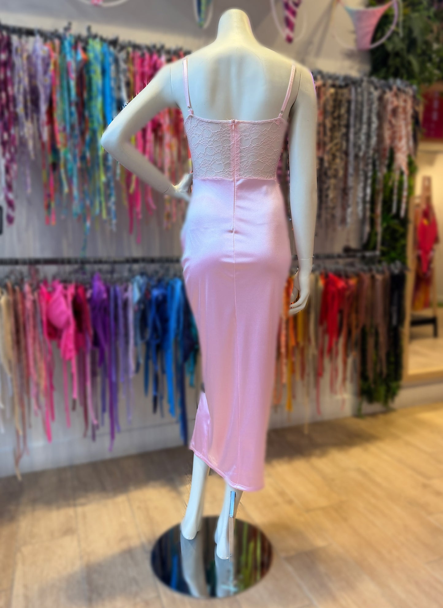 VESTIDO PLISADO CORSET