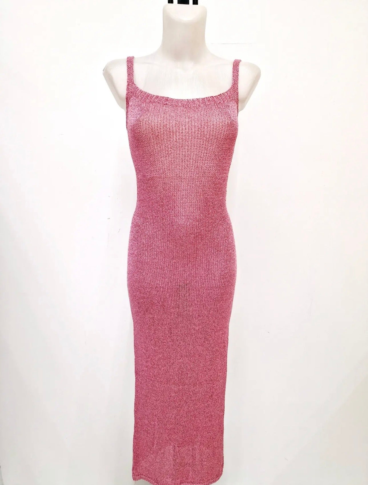VESTIDO LUREX ESPALDA ZIG ZAG