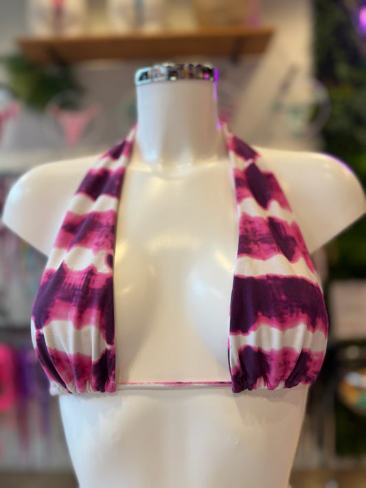 TOP MIL MANERAS TIE DYE MORADO