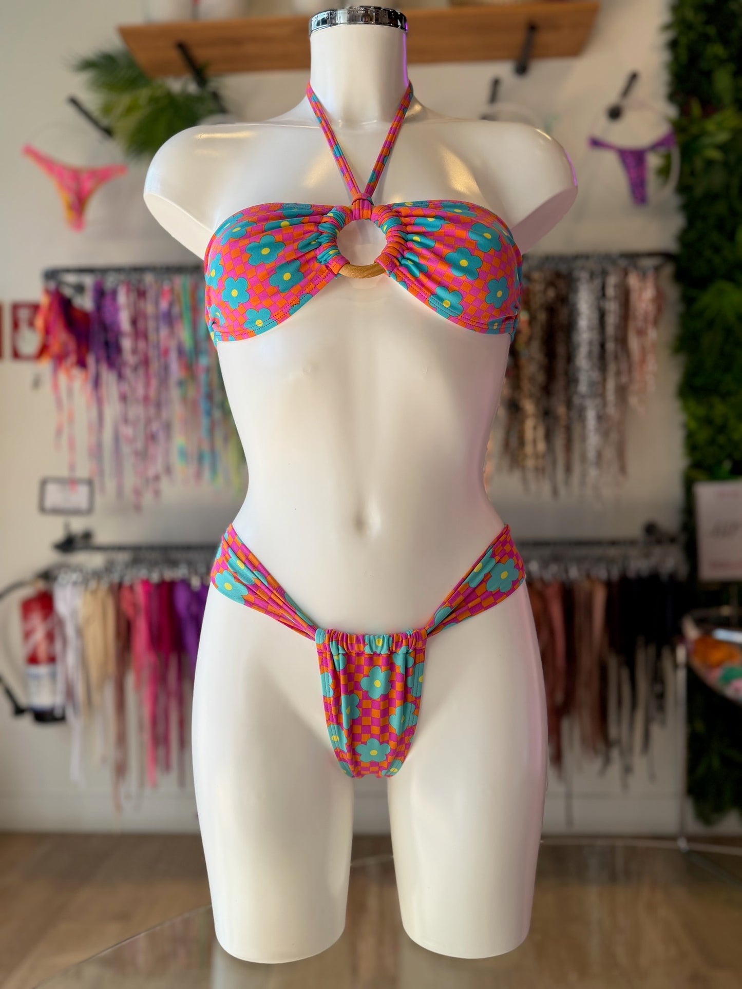 TANGA CORTINA FLOWER POP