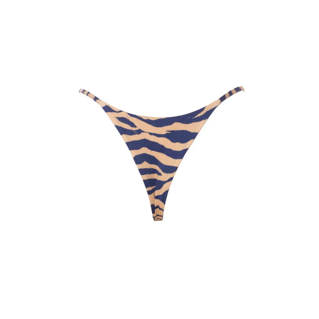 TANGA REGULABLE ZEBRA ORO-MARINO
