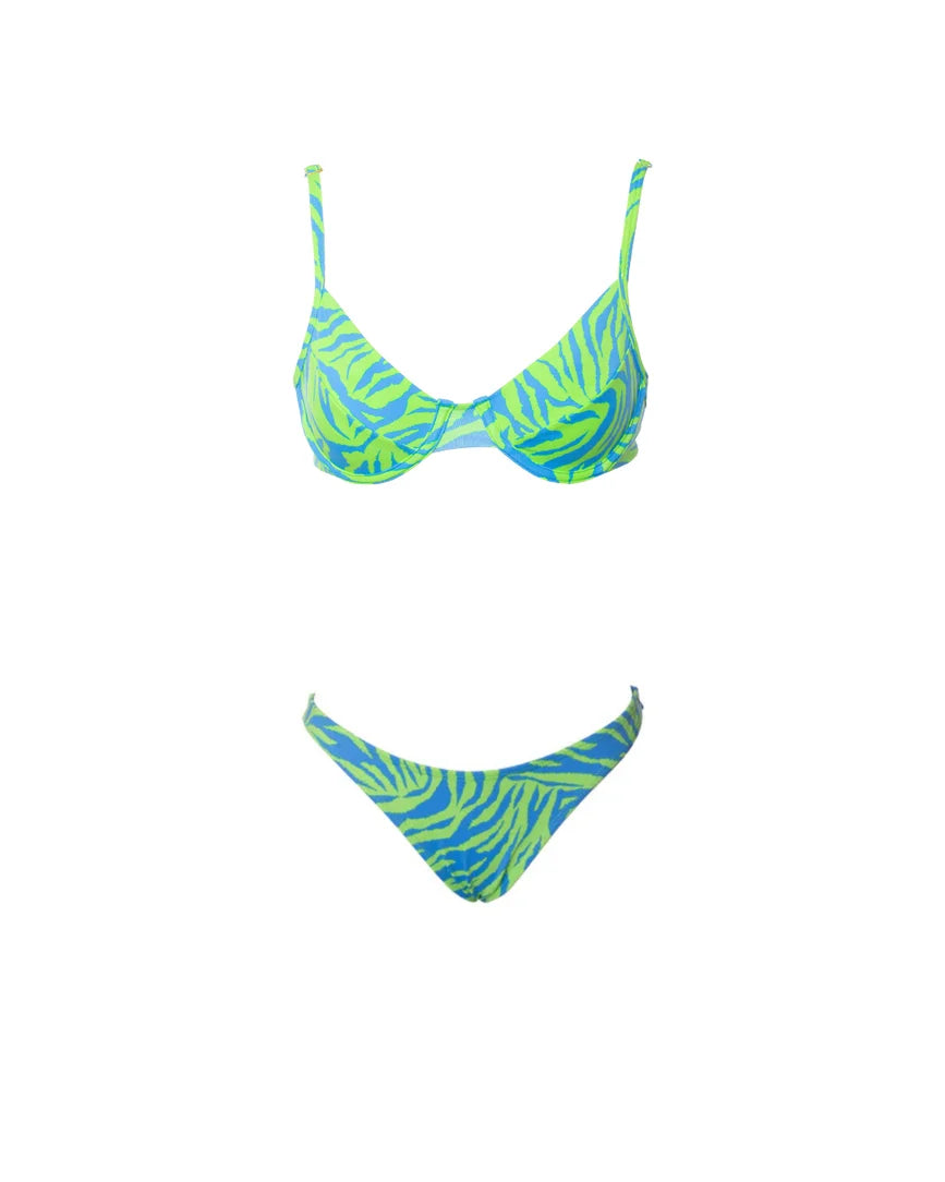 ARO ZEBRA VERDE-AZUL