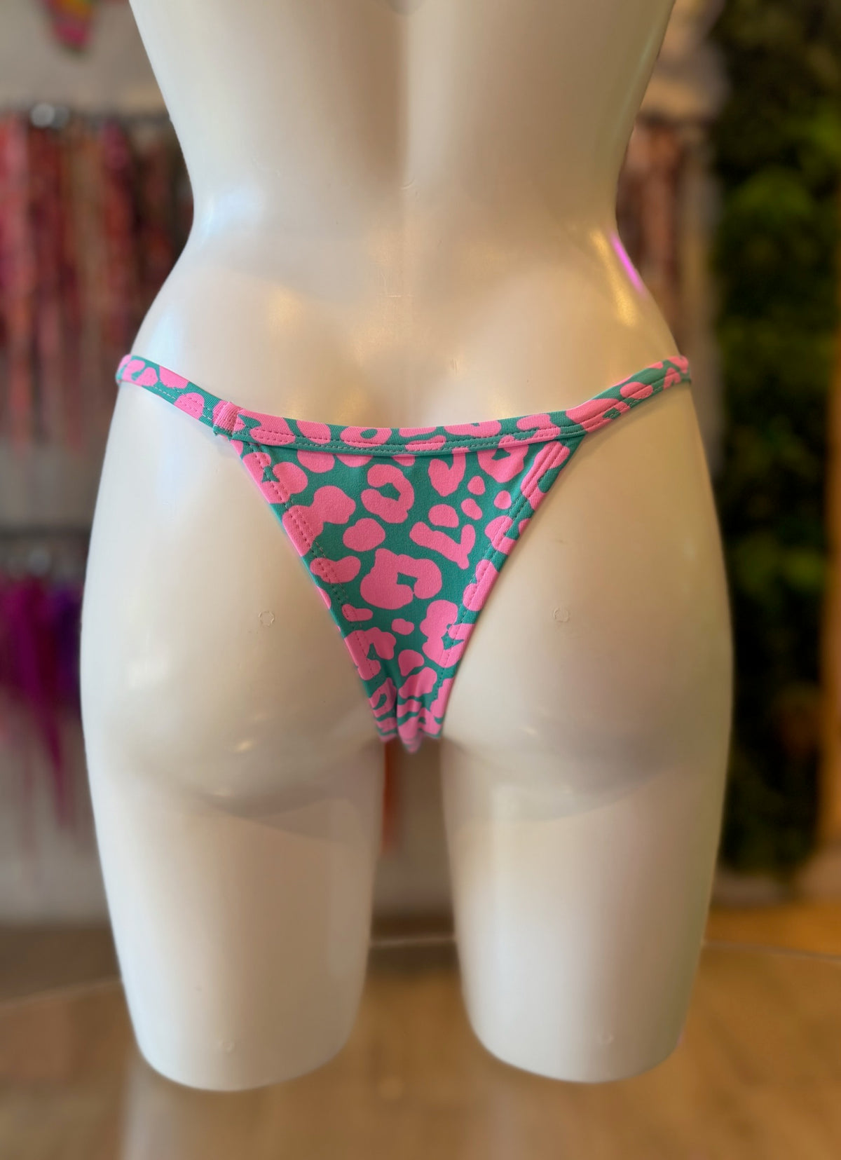 MINI TANGA LEOPARDO CELESTE-ROSA