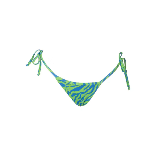 TANGA RIPPLE ZEBRA VERDE-AZUL