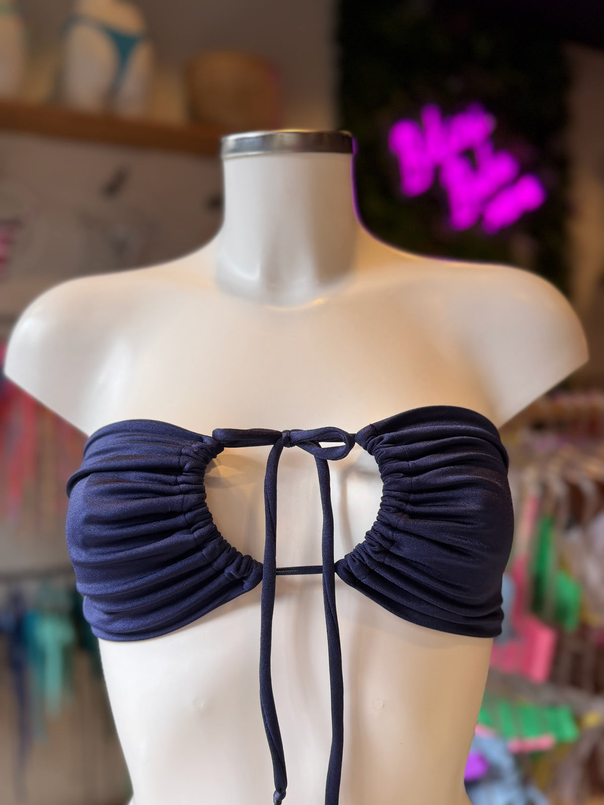 TOP MIL MANERAS SHINE AZUL MARINO