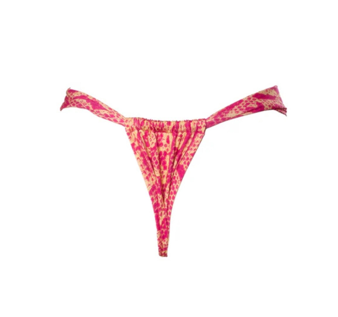 TANGA CORTINA BOA ROJO-AMBAR