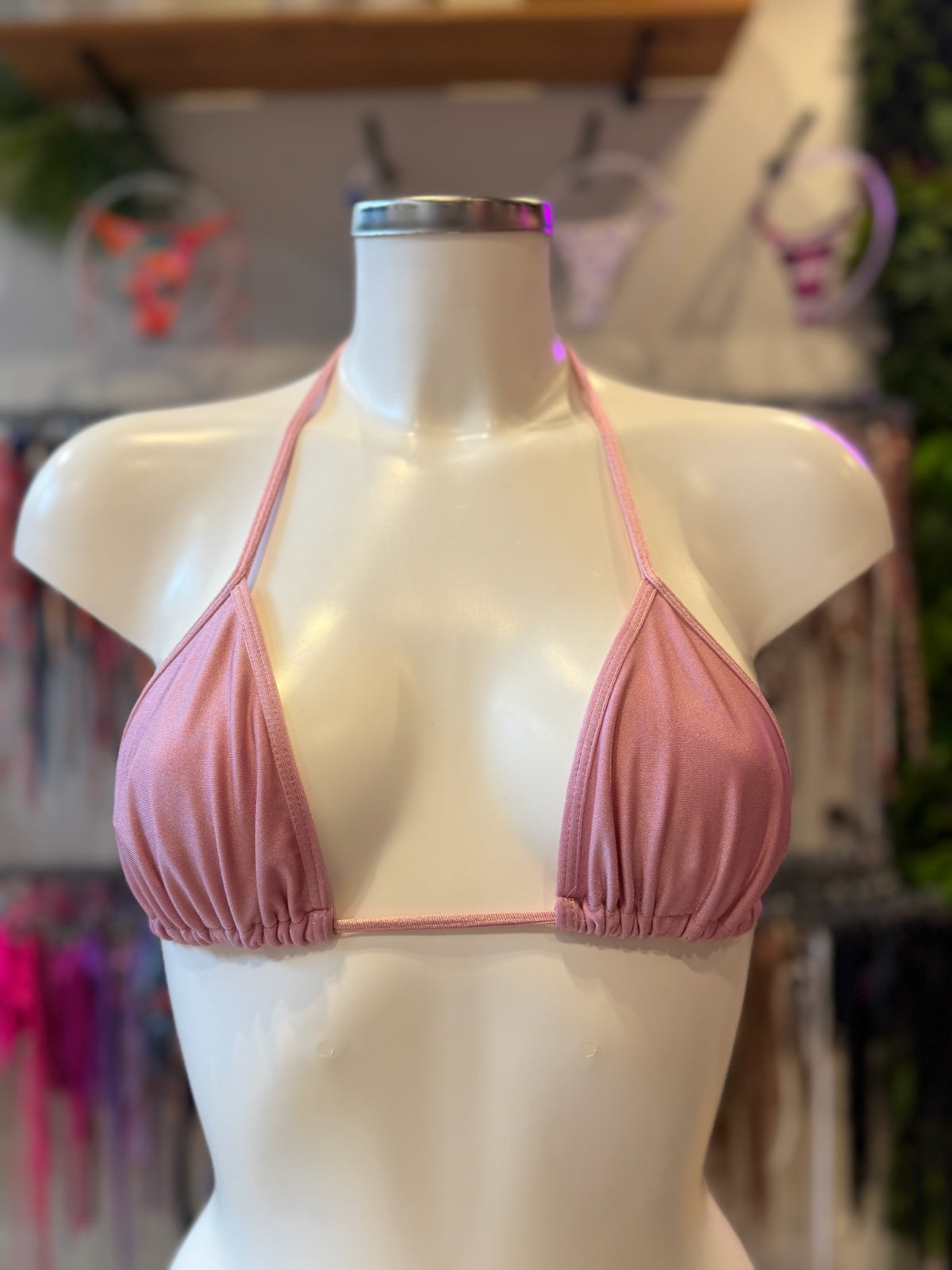 TRIÁNGULO CORTINA SHINE ROSA TALCO