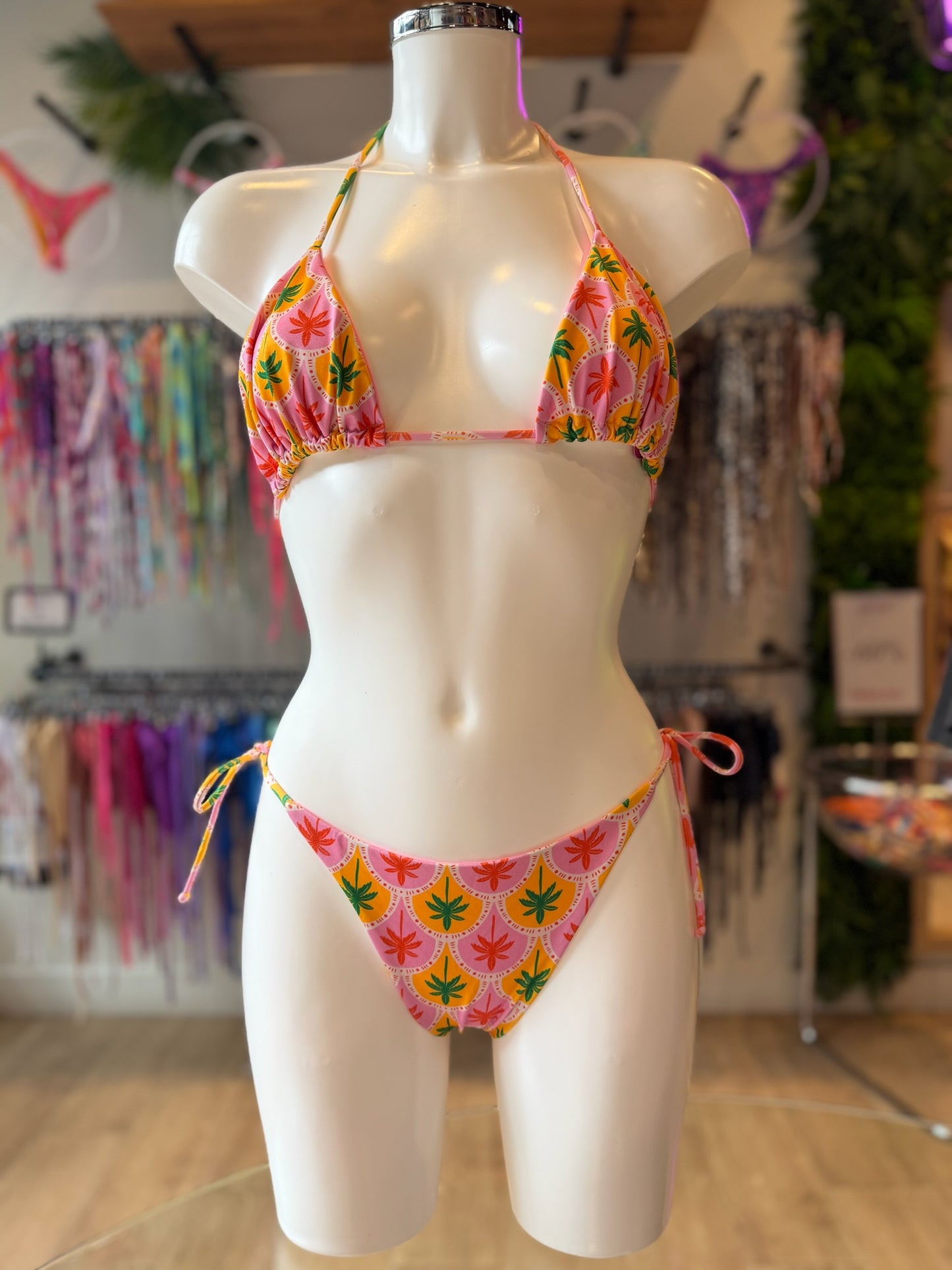 TANGA LAZOS PALMS ROSA