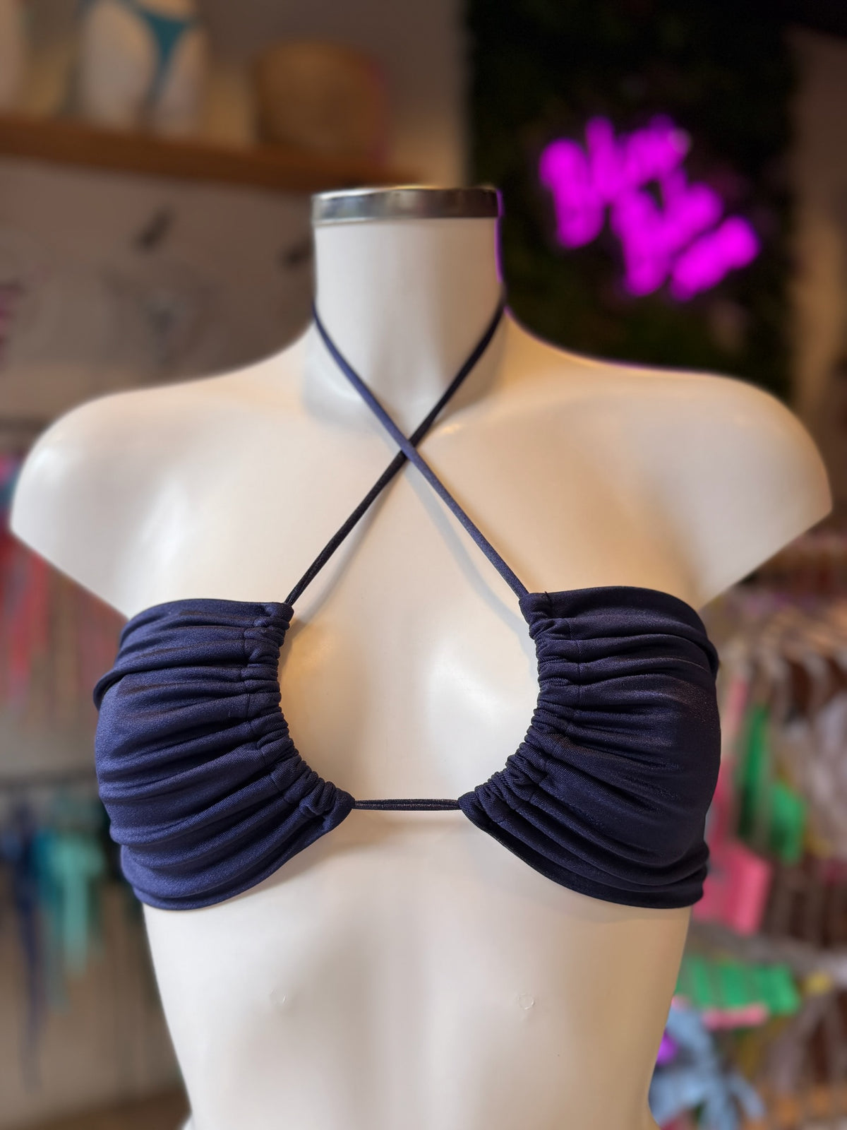 TOP MIL MANERAS SHINE AZUL MARINO